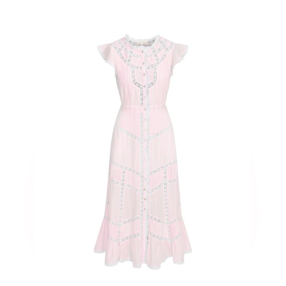 Remi Cotton Stripe Maxi Dress - LoveShackFancy - Picture 6 of 8